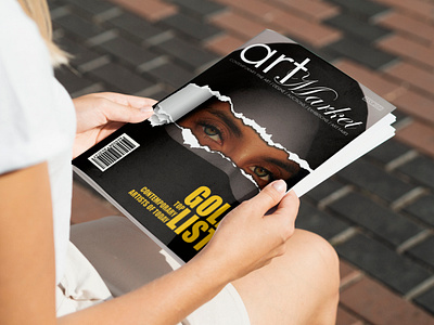 Magazine mockup branding graphic design illustration vector