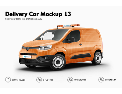 Toyota Proace Mockup 3d advertising campaign auto car mockup mockup mockupix stickers template vehicle wrap wrapping