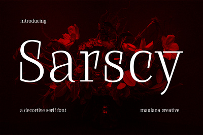Sarscy Serif Font branding font fonts graphic design logo nostalgic