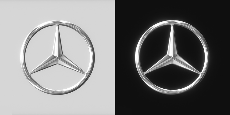 Mercedes Logo Animation - Blender & After Effects 