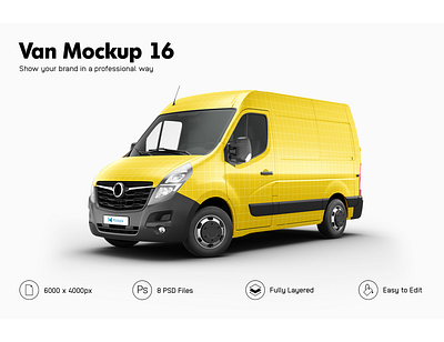 Opel Movano Mockup 3d advertising campaign auto opel stickers template van mockup vehicle mockup vehicle wrap wrapping