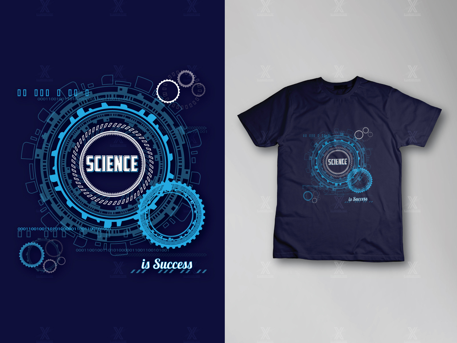 Custom Science Tshirt Design by XlancerFuse on Dribbble