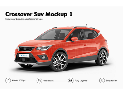 Seat Arona Mockup advertising campaign arona car mockup crossover mockup seat stickers suv mockup template vehicle mockup vehicle wrap wrapping