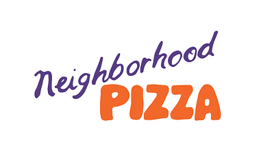 Neighborhood Pizza advertising branding design graphic design illustration logo logo design