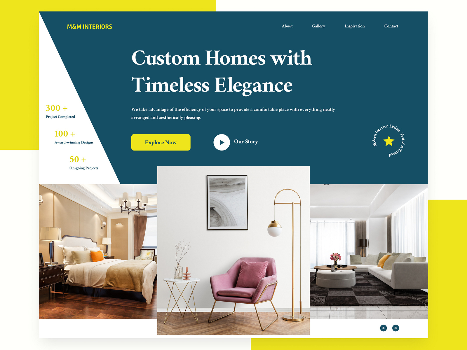 M&M Interiors by Ifeoma Ndidi on Dribbble