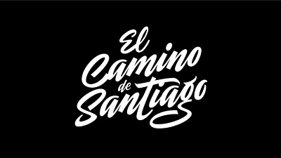 El Camino de Santiago calligraphy creative design graphic graphic design lettering letters logo logotype type design typography