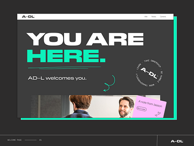 ADL Landing Page branding design digital design graphic design illustration product design ui vector