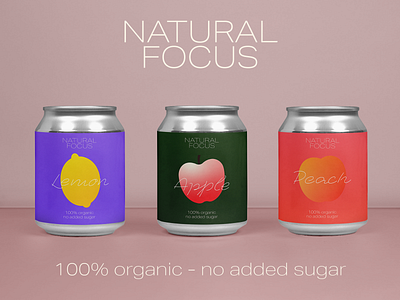 Natural Focus 🍋🍎🍑 brand brand design branding corporate identity graphic design illustration logo mockup packaging packaging design product design typography vector