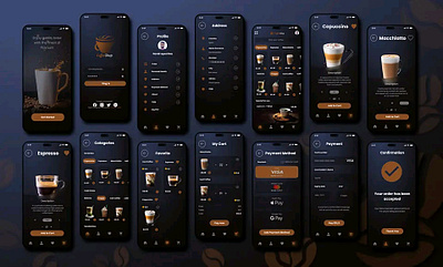 Coffee shop app coffee shop design food website illustration mobile app prototype design ui ux design wireframe wireframe design