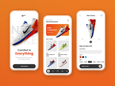 Nike Shoes App Design by SHAHED SHUVO on Dribbble