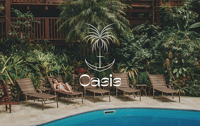 Logo for the Resort Hotel branding design figma graphic design illustration logo logo design vector