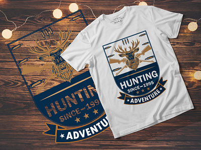 HUNTING T-SHIRT DESIGN best design custom design design shirt design shirts t shirt t shirt designs typography typography design typography t shirt design unique design vintage design