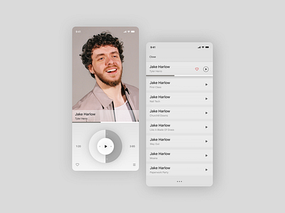 Music app concept app design graphic design music musicapp ui ux wear web