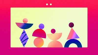 Shape in motion p2 2d animation branding colors debut design graphic design illustration ilustracion logo motion motion graphics ui