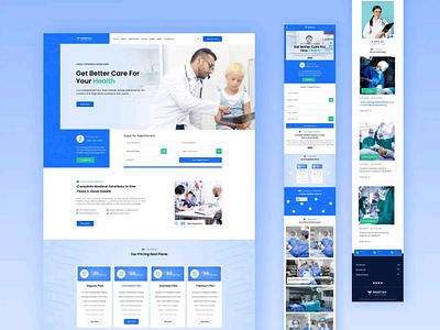 Healthcare website on figma figma design healthcare website ui
