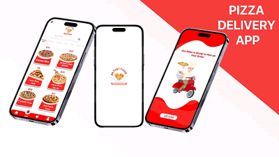 Pizza delivery app mobile app design restaurant website ui ux design