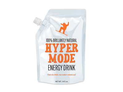 Hyper Mode Energy Drink design dribbbleweeklywarmup weekly challenge