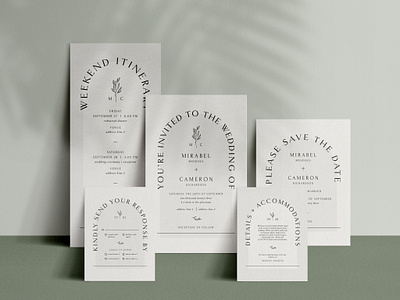 Wedding / Typography Arch graphic design invitationdesign wedding