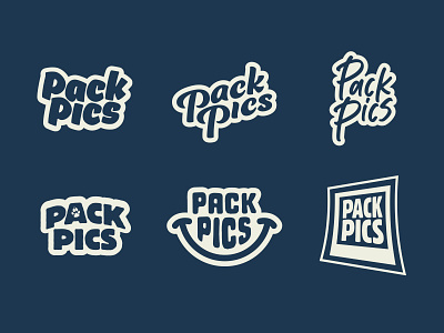 Unused Pack Pics Logos brand brand identity branding cursive design graphic design logo logo type logos logotype photo photography rebrand script typography wordmark