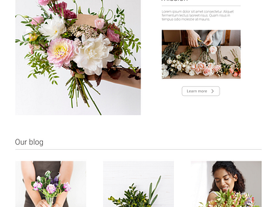 Flower shop website branding design flower shop flowers website graphic design journey map logo online shop ui user flow ux web design