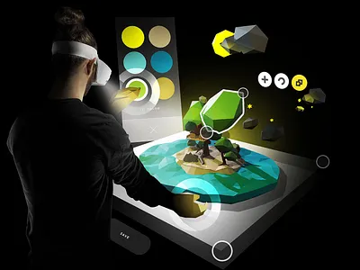 VR User Experience Mockups mockup ui vr