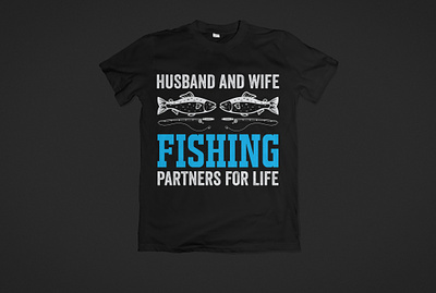 Husband and Wife Fishing Partners for Life T Shirt amazon t shirts amazon t shirts design design fishing t shirt fishing tshirt design illustration tshirt tshirt art tshirt design tshirtlovers typography t shirt