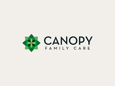 Canopy Family Care Logo branding design graphic design logo