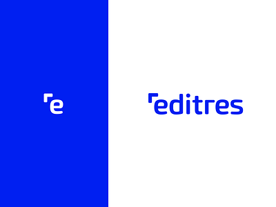 Logotype blue branding design e it logo logodesign logotype minimal tech