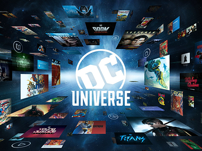 DC Universe Pre-Launch Campaign banners comic con comics dccommics dcuniverse digital design graphic design illustration streaming service superman wallscapes wonder woman