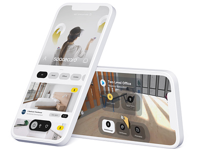 SpaceCard Mobile & VR UX design mobile ui ux vr