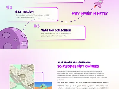 NFT Landing Page Design 3d animation branding graphic design logo motion graphics ui