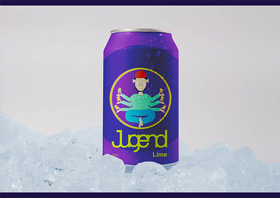 Jugend The Lime beer branding can design graphic design illustration photoshop