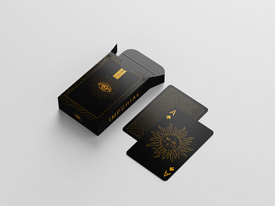 Deck of Cards black branding cards deck design gold graphic design photoshop style