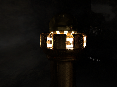 ROOK 3d chess dimension gold graphic design render rook