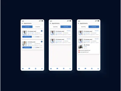 MedXpert Medical Consultation Mobile App - Appointment app appointment booking design doctor med medical medical consultation mobile app product design ui ui design ux