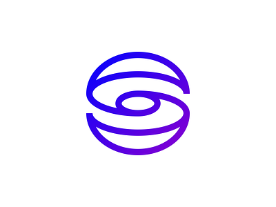 Galaxy Letter S Logo design galaxy icon logo logo design logodesign minimal minimalist logo modern planet s s galaxy s letter logo s logo s planet technology