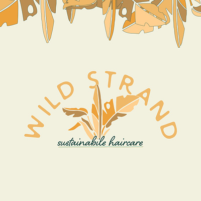 Wild Strand Alternate Logo branding branding design design illustration logo