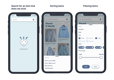 E commerce app app design ui