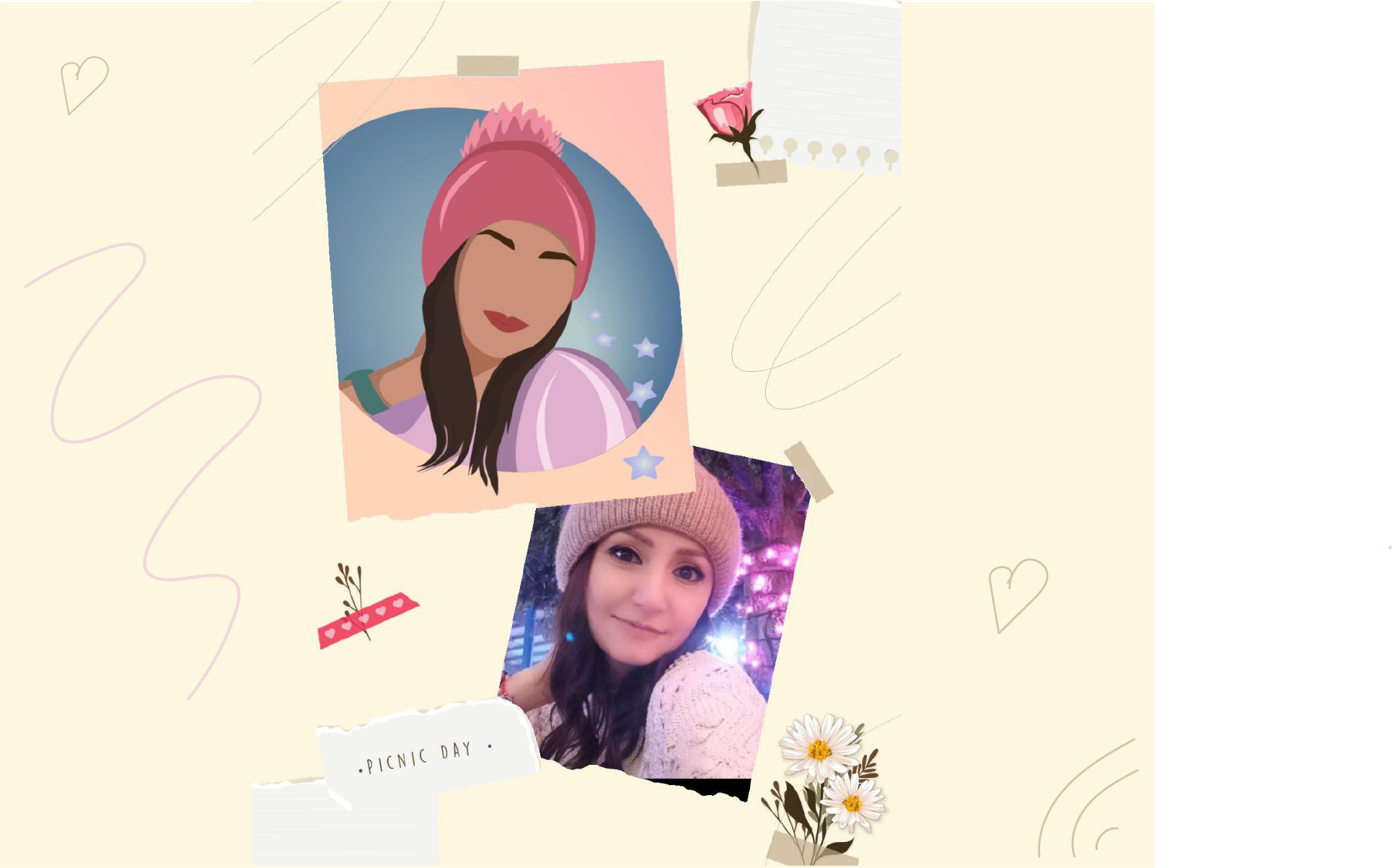 faceless art faceless art girl graphic design illustration portrait vector