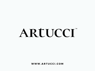 Logotype for Artucci - Artistic Upcycling artistic artucci garamond logotype renaissance revival typography unicase upcycling