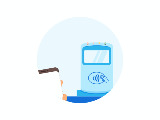 Contactless Payment animation motion graphics