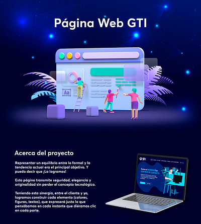 Pagina web - GTI graphic design ui ux web design