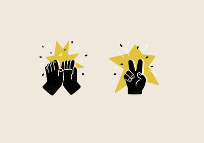 ✋✌️🤝 2d branding drawing graphic design hand hand icon hands hands illustration handshakes high five icon illustration victory hand writing