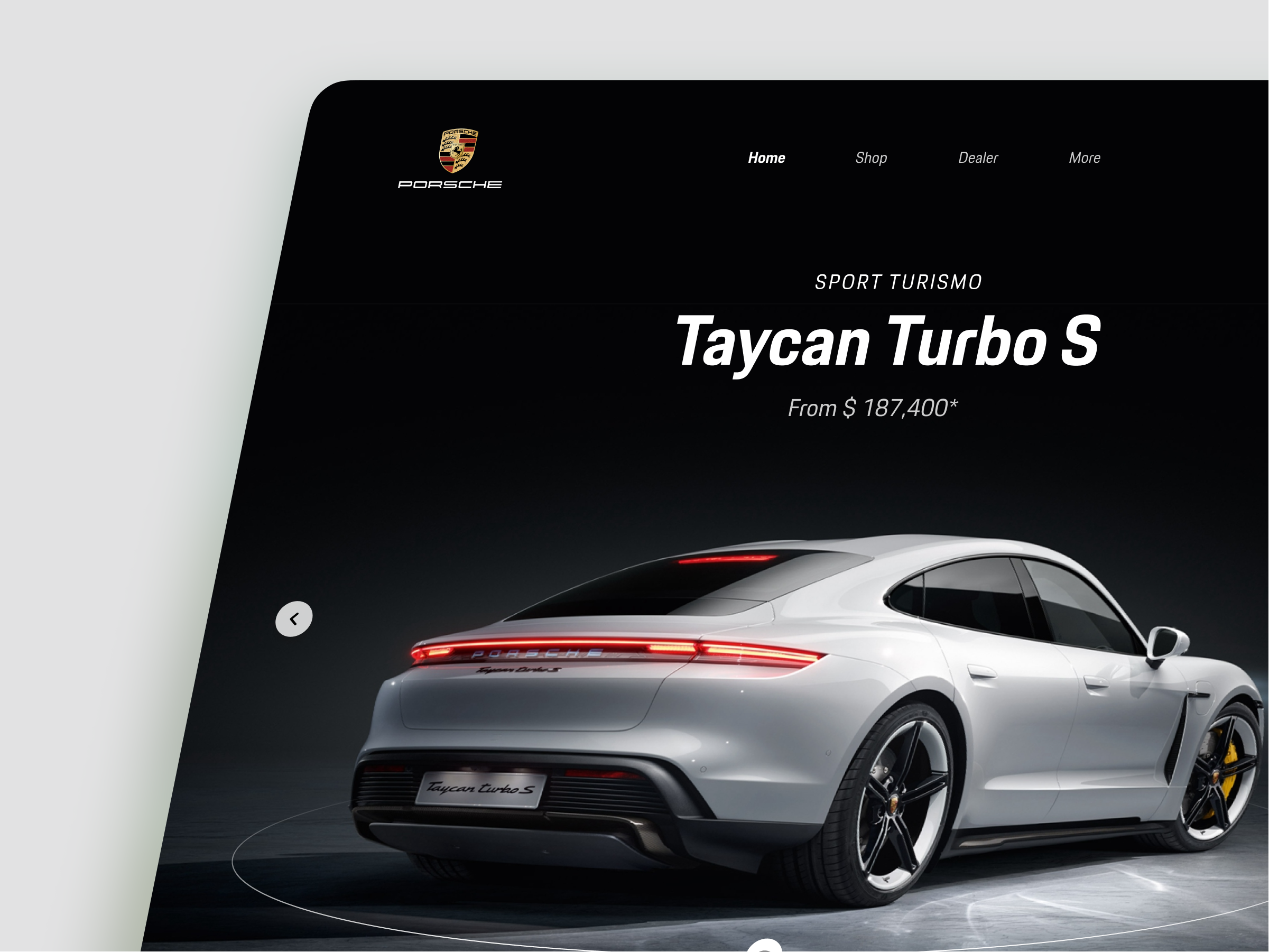 🏎️ Porche Taycan - Landing Page by Alvian Teddy Cahya Putra 👨🏻‍🎨 for ...