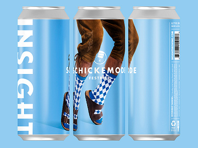 Insight Brewing: Schickemode Beer Label beer beer label branding festbier label label design marzen oktoberfest packaging packaging design print