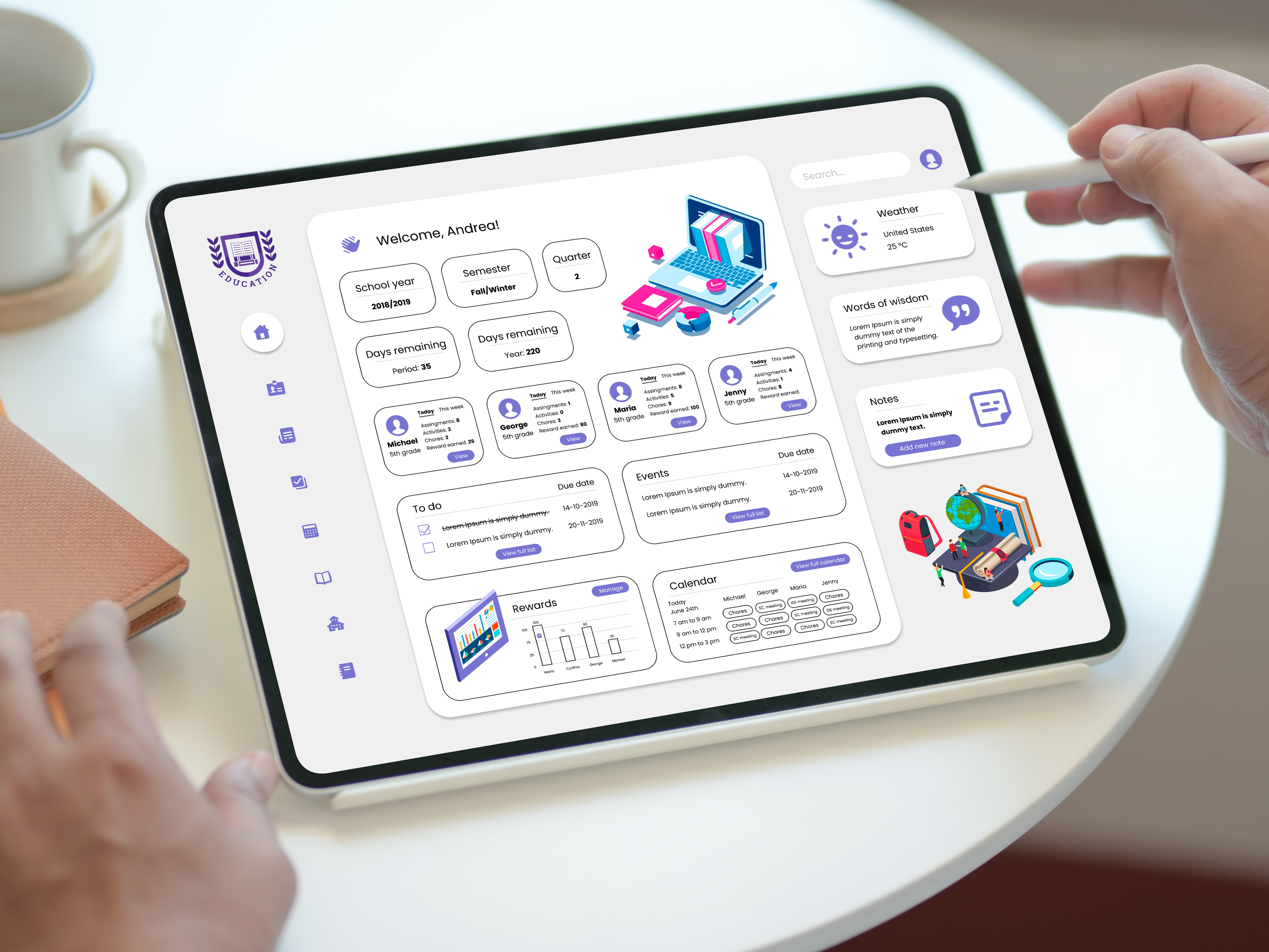 Example of Professional Full Wordpress Web Design 