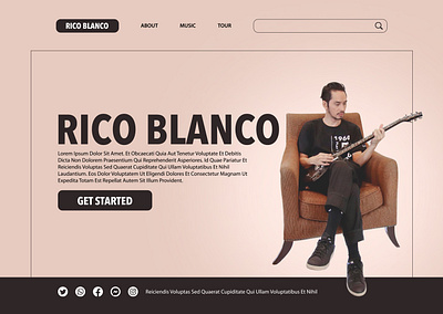 Rico Blanco figma landing page