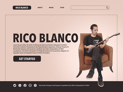 Rico Blanco figma landing page