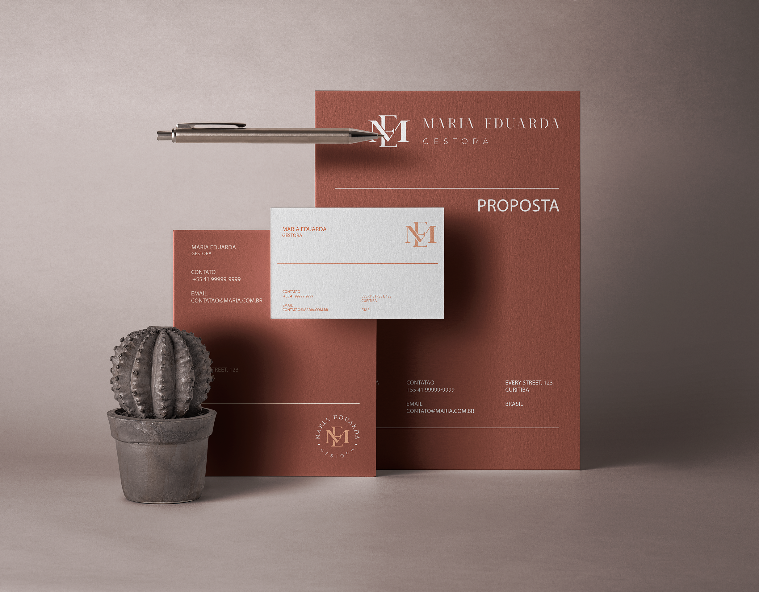 Maria Eduarda - Brand Identity branding design graphic design logo vector