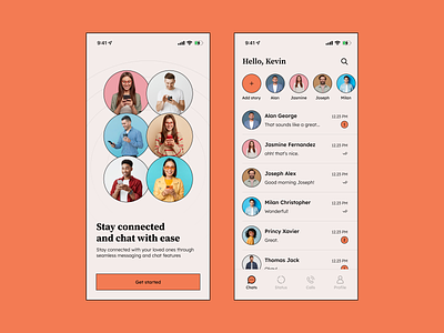 Chat Mobile App (Neo Brutalism Style) android app chat app chat mobile app chattings clean creative design ios message messaging minimal mobile mobile app mobile chat network social networking ui ux